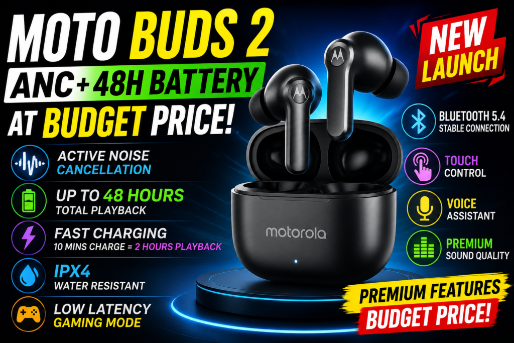 Moto Buds 2 Launch in India.