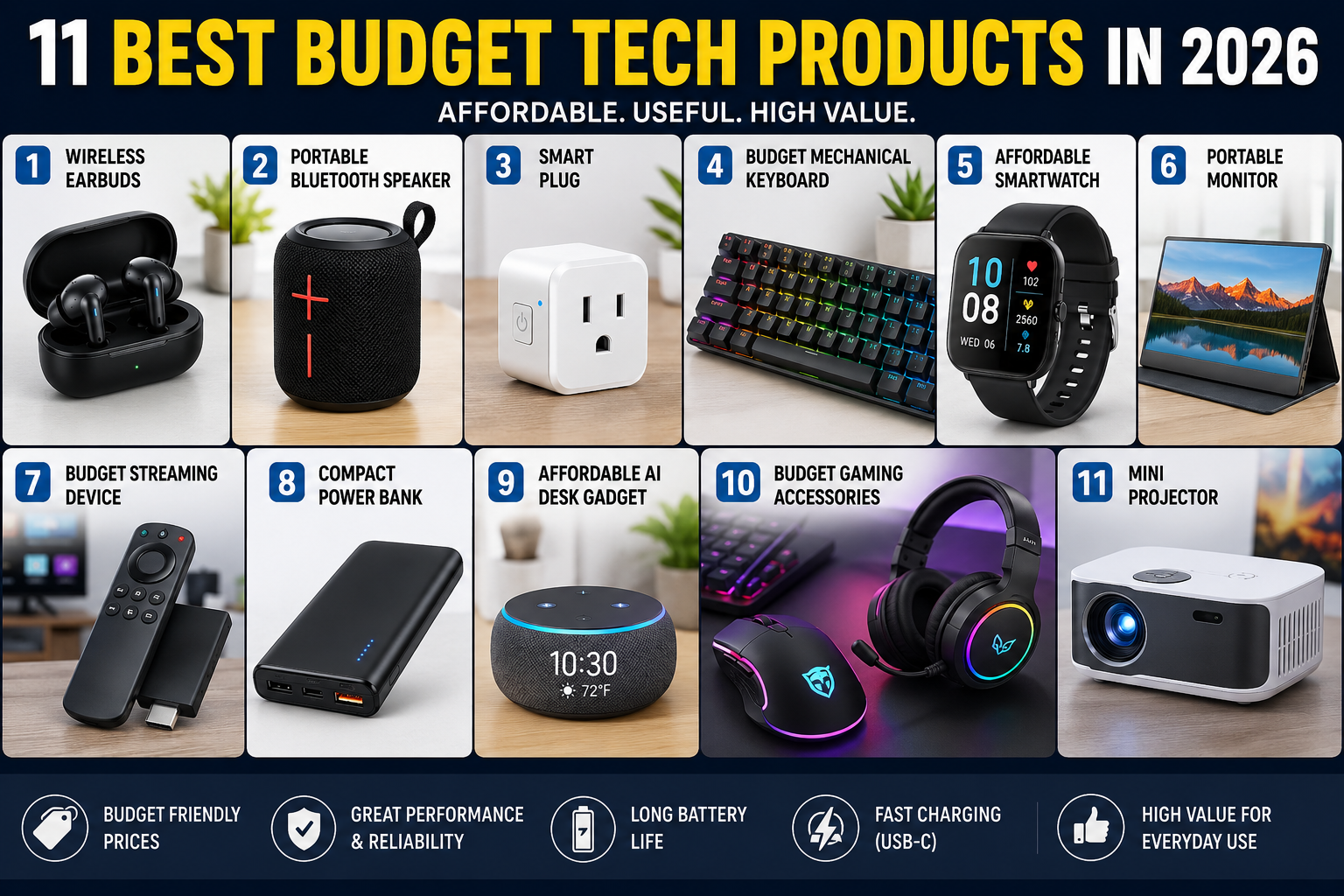 best budget tech products