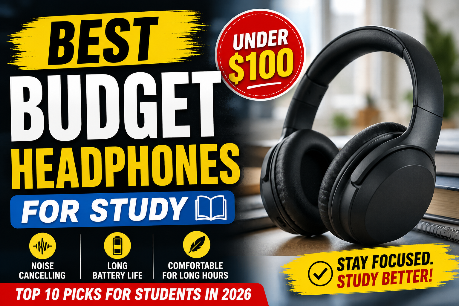 Best Budget Headphones for Study USA