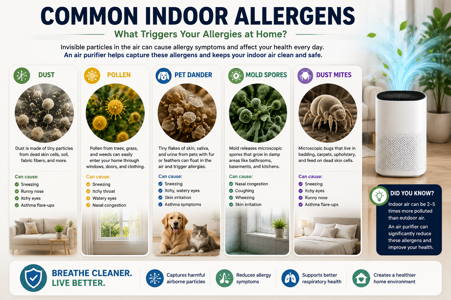 Best Air Purifier for Allergies 2026
