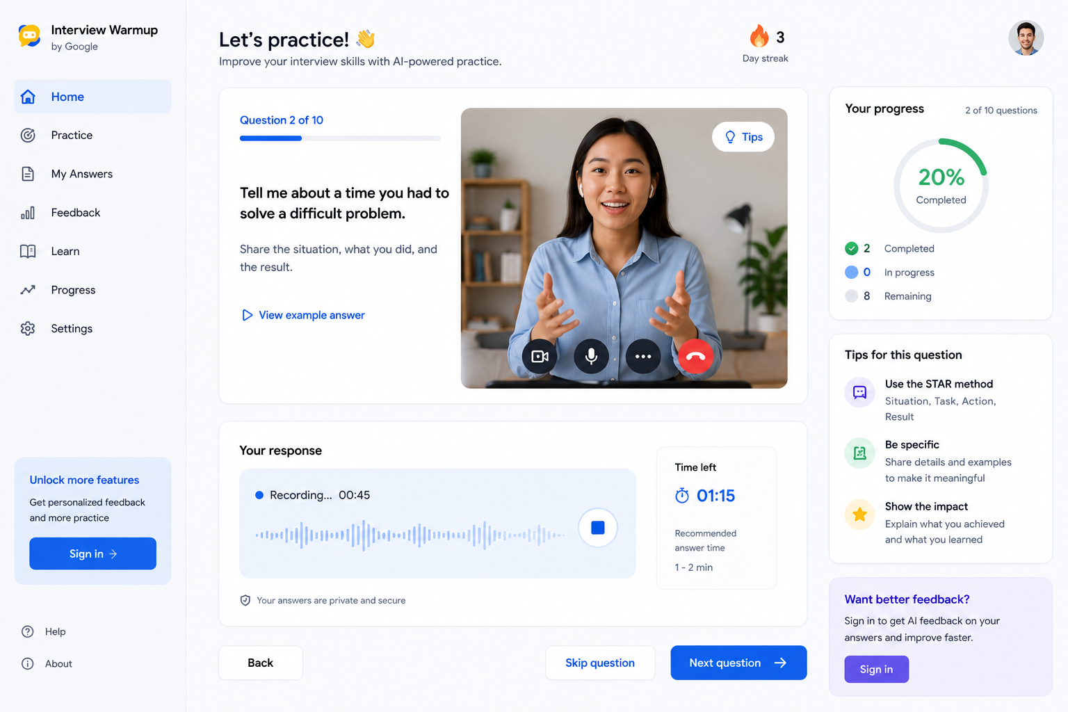 AI interview preparation tools