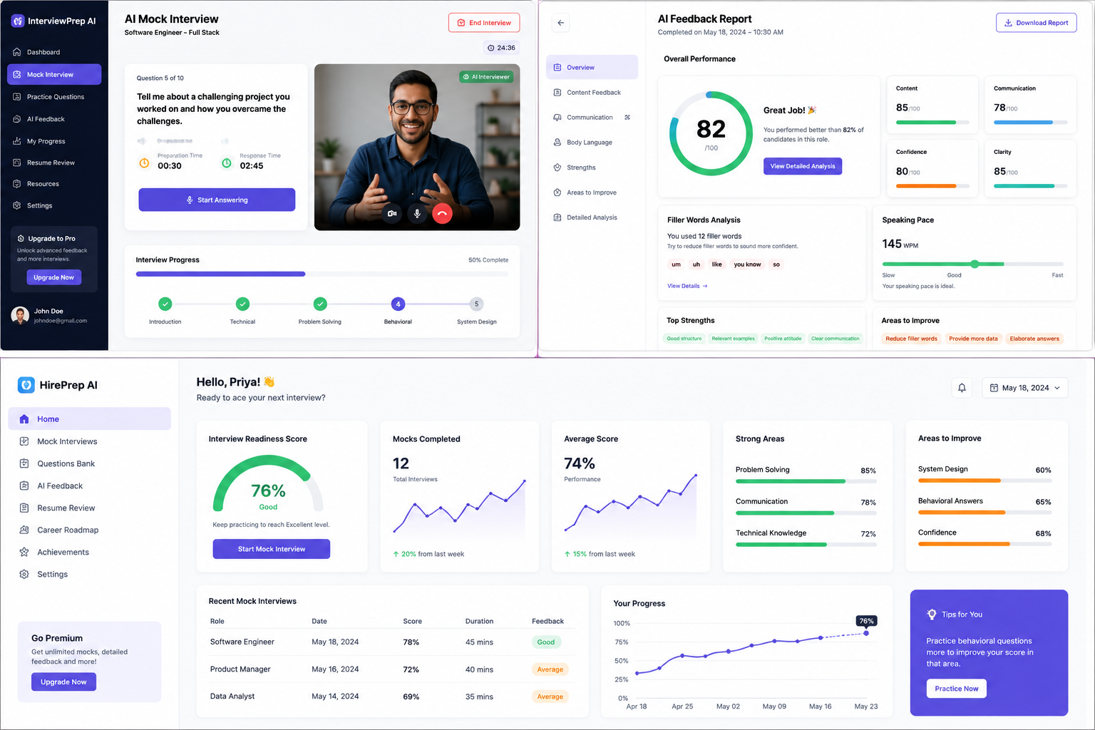 AI interview preparation tools