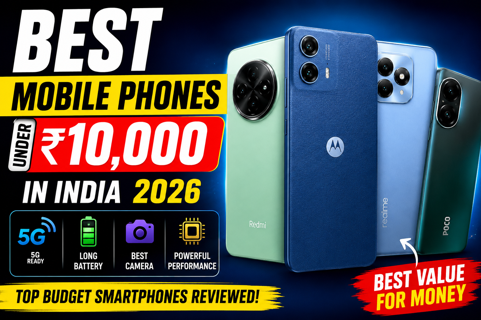 best mobile phones under ₹10000