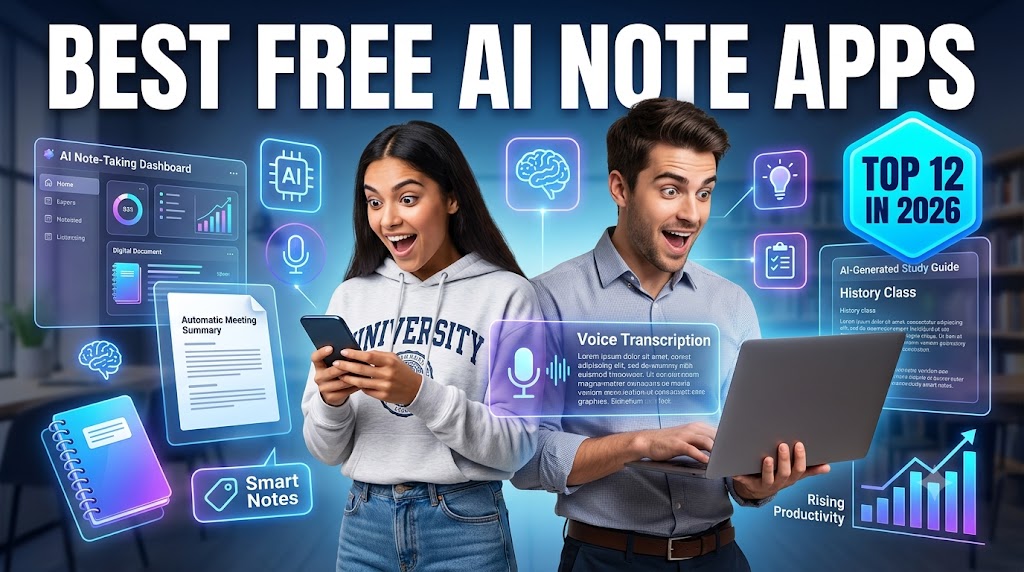 best AI note taking apps free