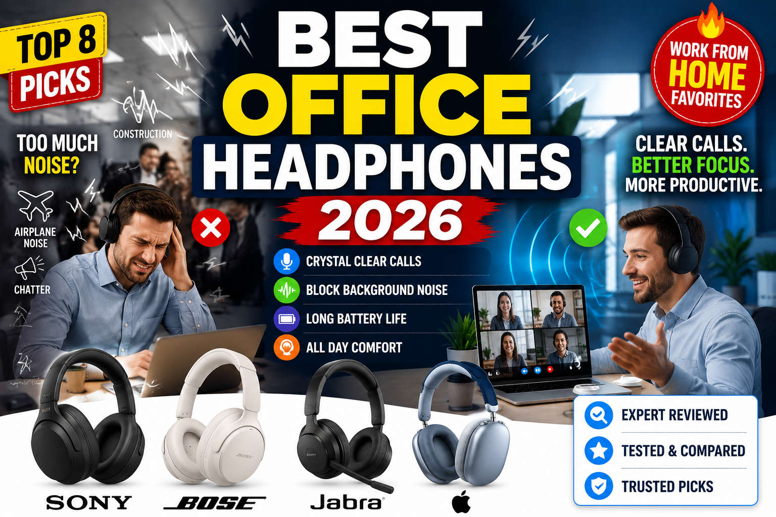 best noise cancelling headphones